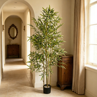 Décoration de mariage réaliste, arbre en bambou artificiel, plante en plastique, faux bonsaï, décoration intérieure et extérieure, jardin, hôtel, fête