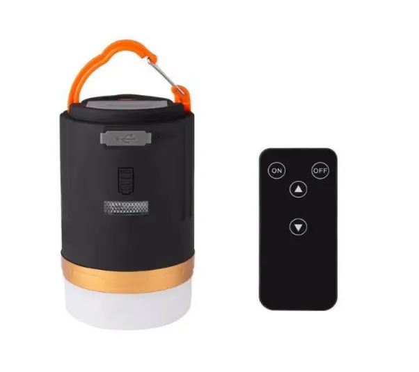 Portable Camping Tent Light Built in 4800mAh Battery Outdoor Hanging Fishing Lantern Lamp With Remote Control for Emergency