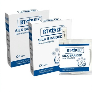 Sutura Quirúrgica de Seda Trenzada No Absorbible Tipo <span class=keywords><strong>Cassette</strong></span> - Product Image 3
