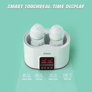 Calentador de biberones doble Digital Calentador de leche rápido Sream Esterilizador Descongelación Calentador de alimentos Control de temperatura Calentador de leche para bebés - Product Image 3