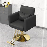 Kursi Salon Rambut Mewah Modern Profesional, Kursi Salon Rambut Berputar untuk Salon Rambut, Penjualan Langsung dari Produsen yang Modis