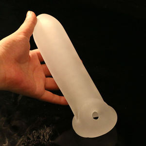 Siliconen Dubbele Penisring, Premium Rekbare Langere Hardere Sterkere Erectie <span class=keywords><strong>Cock</strong></span> Ring Erectie Verbetering Seksspeeltje Voor De Mens - Product Image 5