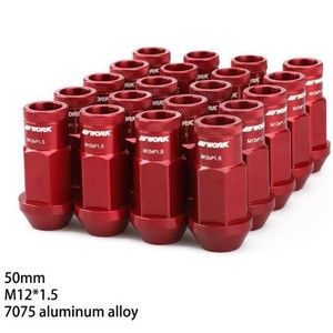 น็อตล้อ M12x1.5 50 มม. อลูมิเนียมอัลลอย 7075 สำหรับเปลี่ยนล้อ - Product Image 1