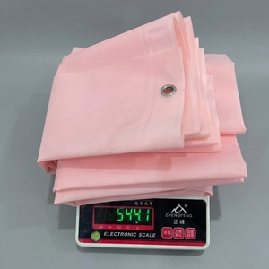 8G Hochbelastbarer Rosa Duschvorhang PEVA 0,2mm Dicke 71x71 Zoll Einfarbig Wasserdichter Dicker Badvorhang mit Haken - Product Image 2
