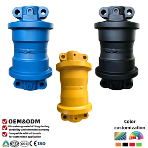 Rouleau inférieur à simple bride pour pièces d'excavatrice Komatsu Caterpillar, rouleau porte-chaîne, prix direct usine OEM/ODM - Product Image 1