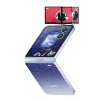 2025 Honor Magic V Flip2 5G Ponsel Snapdragon 8 Gen3 Octa Core 6.8" OLED FHD 120Hz Baterai 5000mAh Pengisian Daya Nirkabel CDMA Prancis