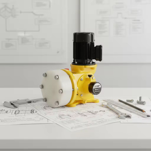 CNP GB Electric Diaphragm Metering <b>Pump</b> Adjustable Flow Corrosion Resistant Chemical Dosing <b>Pump</b> for <b>Water</b> Treatment - Product Image 2