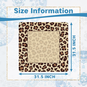 Tapis de Mahjong Imprimé Léopard Tendance Marron Beige – Tapis de Jeu pour Tuiles, Cartes, Accessoires de Jeu de Société pour Mahjong, Dominos, Échecs, Poker, Cartes - Product Image 2