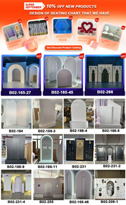 Tableau de nom en acrylique blanc élégant et lisse, bienvenue, liste de sièges, mur avec cloche pour la décoration de mariage, événement - Product Image 3