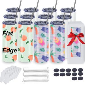 20 oz Stainless Steel Vacuum Insulated Leak-Proof Straight Tumbler Cups 50 Pack Bulk Sublimation Blanks - Product Image 6
