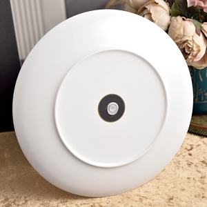 Plateau à dessert en céramique de style européen, plateau à fruits de haute qualité, créatif, support à gâteau, plateau à fruits secs, plateau à dessert pour le thé de l'après-midi - Product Image 3