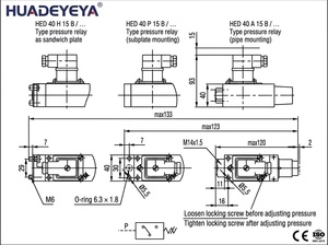 Vente directe du fabricant : Série de raccords rapides hydrauliques Modèle HED40P15B/315K14W (Nouvelle conception en acier au carbone) - Product Image 3