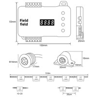 Pengontrol Lampu Tangga CCT Pintar 2700-6500K Warna Dapat Diredupkan Strip COB Sensor Gerak PIR Bersertifikasi FCC 24V Mudah Dipasang