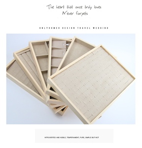 Đồ trang sức phổ biến triển lãm nhẫn bông tai vòng cổ Bangle hiển thị khay tổ chức trường hợp - Product Image 6