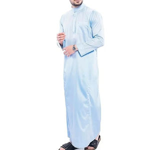 Haute qualité, meilleur design, uniforme thobe musulman pour hommes, thobe musulman de grande taille à des prix abordables pour hommes en vente - Product Image 2