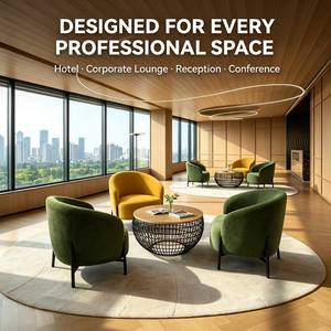 Fauteuil de réception design, nouveau style, chaise de bureau pour visiteurs, idéal pour les appartements - Product Image 1