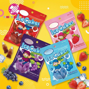 เยลลี่ผลไม้รสเปรี้ยวแบบก้อนน้ำแข็งไทย บรรจุภัณฑ์แยกชิ้น รสชาติหลากหลาย ขนมหวานเยลลี่นุ่ม - Product Image 5