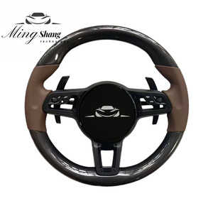 Volant chauffant pour <span class=keywords><strong>Porsche</strong></span> Panamera Macan Cayenne Taycan 718 Cayman GT4 RS <span class=keywords><strong>911</strong></span> Carrera Targa <span class=keywords><strong>911</strong></span> <span class=keywords><strong>GT3</strong></span> <span class=keywords><strong>911</strong></span>.2 991 992 GT2 - Product Image 3