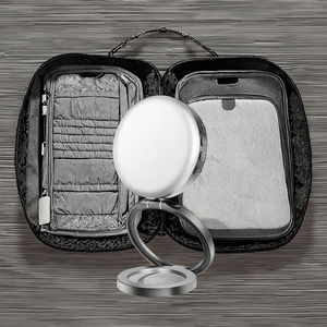 Lampe d'appoint magnétique pour selfie avec miroir convexe, pliable et extensible, mini lampe vidéo en ABS compatible avec les téléphones MagSafe - Product Image 4