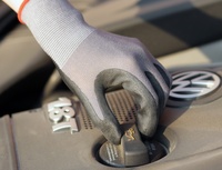 NMSAFETY Rutschfeste Schaum-Nitril CE EN388 Zertifizierte Anpassbare Farbe Arbeitshandschuhe Punkt-Reparatur Mehrzweckhandschuhe mit Eigenem Logo