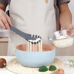 Kochutensilien-Set einteilig hitzebeständiger Silikon-Skimmer Kochlöffel Silikon-Schlittenlöffel-Sieblöffel