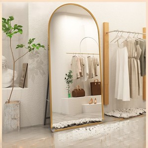 Vòm Dài Đầy Đủ Chiều Dài Lớn Phòng Ngủ Phòng Khách Trang Trí Nội Thất Sàn Thường Vụ Miroir Vàng Nhôm Kính Gương Trang Trí - Product Image 2