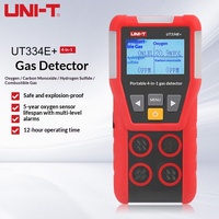Détecteur multi-gaz portable UNI-T UT334E+/UT334F+/UT334-SF6 pour gaz combustibles, monoxyde de carbone, dioxyde de soufre, précision standard