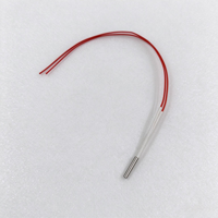 Élément chauffant électrique personnalisé 24V, petit tube chauffant à tête unique pour cartouche d'équipement médical