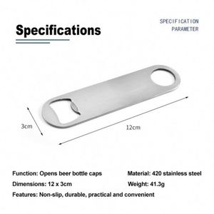 Factory Wholesale Custom <b>Bottle</b> Opener with logo Stainless <b>Bottle</b> Opener Custom Advertising LOGO Beer <b>Bottle</b> Opener - Product Image 3