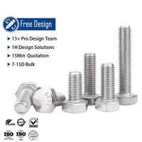 Stainless Steel Hex Head Bolts Nuts Washers Assortment Kit Fasteners Custom Size OEM ODM