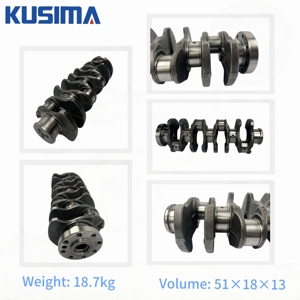 เพลาข้อเหวี่ยงเครื่องยนต์อะไหล่รถยนต์ความแข็งสูงสำหรับ <span class=keywords><strong>Ford</strong></span> <span class=keywords><strong>Transit</strong></span> V348 2.2L 2.4L 2.2 TDCi Puma เครื่องยนต์ดีเซล BB3Q6303AA - Product Image 5