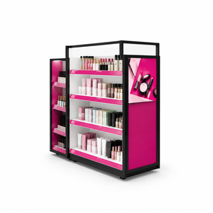 Estanterías de Exhibición para Tiendas de Cosméticos Personalizadas, Diseño Interior de Tiendas Minoristas de Madera, Góndola de Maquillaje para Boutique de Belleza - Product Image 1