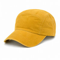 Casquette de baseball en nylon lavé à cinq panneaux, modèle ODM, vente en gros pour importateurs d'Amérique du Nord