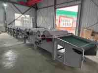 Machine de fabrication de fil à partir de fibres de déchets de coton, machine de recyclage de textiles usagés, ligne de garnissage