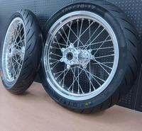 Pneus tout-terrain Surron Ultra Bee 17 pouces, roues en aluminium CNC 7075 pour Talaria MX4/MX5 E-Moto tout-terrain, compatibles 100/80-17 130/70-17