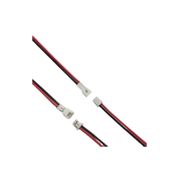Cable Eléctrico RVB Rojo y Negro de Cobre Trenzado de Alta Calidad 19AWG, Aislado con PVC de 300V para Iluminación LED