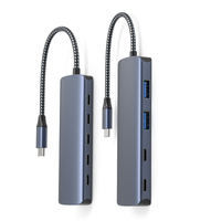 USB-C 3.2 séparateur multiport haute vitesse pour MacBook Pro nouveau produit-4 * USB-C Gen2 10Gbps + PD stock de charge avec boîte