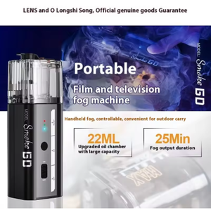 Lensgo Smoke Go Go palmare <span class=keywords><strong>macchina</strong></span> nebbia, pellicola portatile e televisione piccolo generatore di fumo effetto fumo di ghiaccio secco - Product Image 6