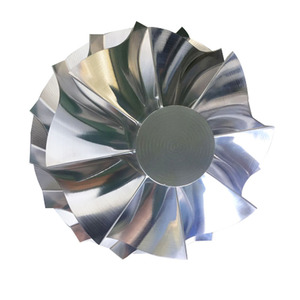 Tùy chỉnh chân không rèn Micro <span class=keywords><strong>turbo</strong></span> tăng áp inconel 625 713 hợp kim titan hơi nước RC động cơ phản lực tuabin impller bánh xe cho UAV - Product Image 3