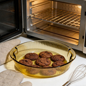 Bandejas para Hornear de Vidrio de Borosilicato Alto, Recipientes Ovalados para Alimentos para Hornear y Almacenar en Hornos - Product Image 3