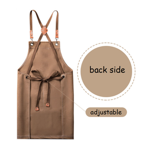 Grembiule Personalizzato con Logo, Impermeabile, Regolabile, con Tasche per Cucina, Chef e Barbieri - Product Image 4