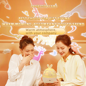 Proyektor Led portabel Mini bentuk kelinci, lampu malam proyektor <span class=keywords><strong>Elf</strong></span> untuk rumah, lampu tidur kelinci populer, proyektor portabel Mini - Product Image 5