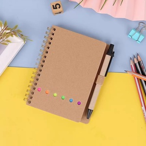 New Spiral Notebook Lined Pen Holder Novelty Combined Notepad With Sticky <strong>Note</strong> - Product Image 4