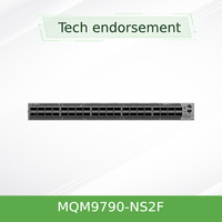 Nouveau commutateur réseau Mellanox NVDIA Quantum 2 Series 1U Rackmount MQM9790-NS2F NDR 400G 32 ports OSFP InfiniBand 51,2 Tbps AI HPC