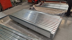SGCC Z80 tôle de couverture pailletée régulière toles d'acier ondulées galvanisées tôle ondulée - Product Image 4