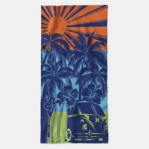 Custom Multi-size Microfiber Recycled Oversize Quick Dry lightweight Towel For Sports Beach Gym Travel