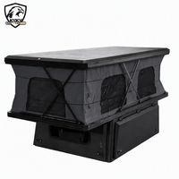 Huntoo Mini-camping-car personnalisé pour pick-up, toit souple relevable, petite caravane pour pick-up, à vendre