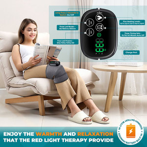 Fabricante inalámbrico infrarrojo terapia de luz roja calefacción rodilla masajeador 660nm 850nm aplicación corporal-alivio del dolor para codo articular - Product Image 4