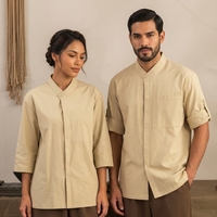 Tenue de plein air MoriUniform en lin respirant avec coupe ergonomique ample, résistante à l'humidité d'Asie du Sud-Est, alliant simplicité et plaisir sauvage.