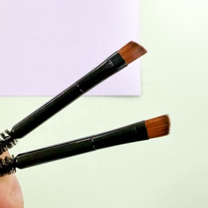 Brocha para teñir cejas en ángulo doble personalizada brocha para cejas doble cabeza con etiqueta privada brocha de maquillaje individual - Product Image 5